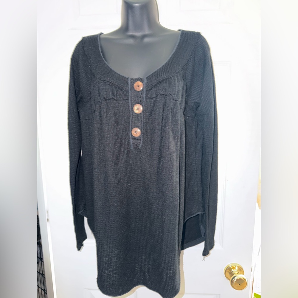 Free People Must Have Thermal Henley Top